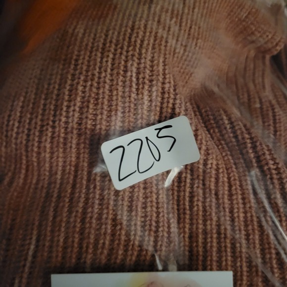 Pink Confetti Cardigan‎ Sweater Open Front Duster Oversized Pockets M Merium - Picture 13 of 13